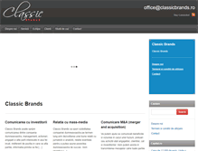 Tablet Screenshot of classicbrands.ro